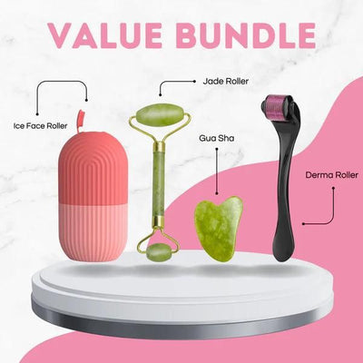 3 pcs Combo Pack Jade Roller Ice