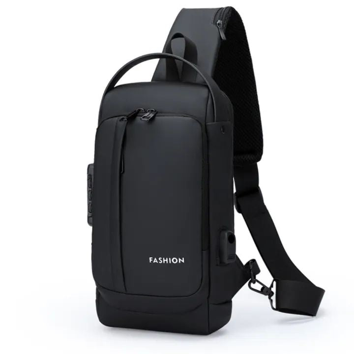Multi-Functional Chest Bag With Usb Port