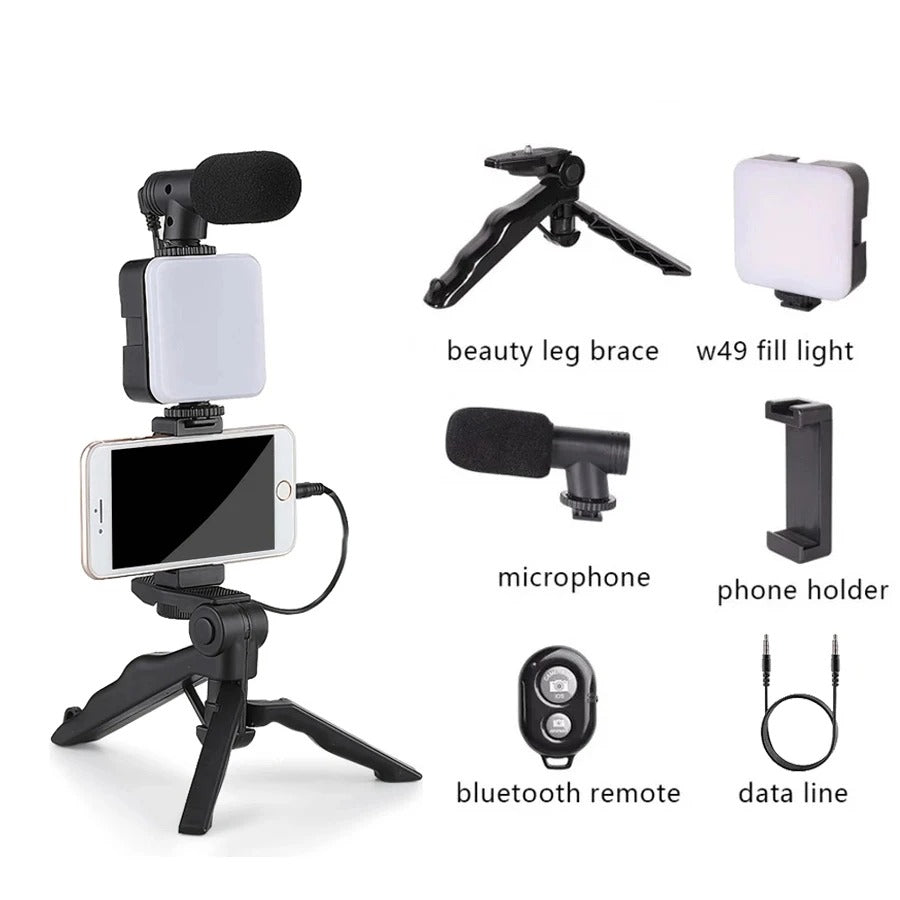 AY-49 Mobile Phone Vlog Selfie Stick