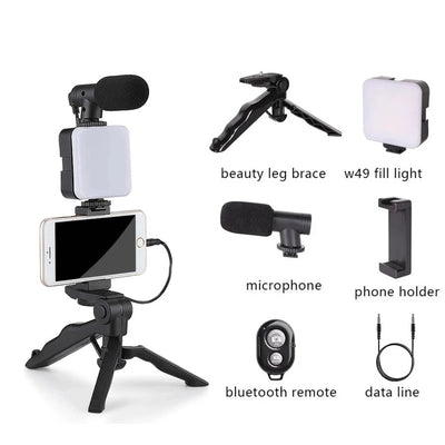 AY-49 Mobile Phone Vlog Selfie Stick