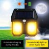 Double Head Antique Solar Sensor Wall Lamp