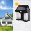 Double Head Antique Solar Sensor Wall Lamp