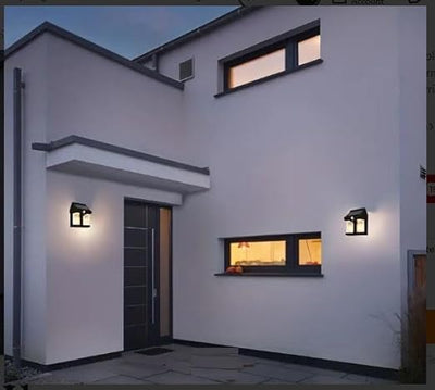 Double Head Antique Solar Sensor Wall Lamp