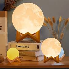 3D Moon Lamp For Bed Room
