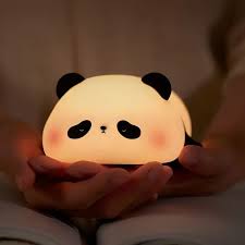 Silicone Cute Sleeping Panda Tap Night Light for Kids
