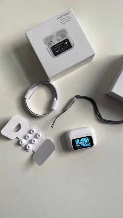 A9 Pro 2 Earbuds with LCD Tablet