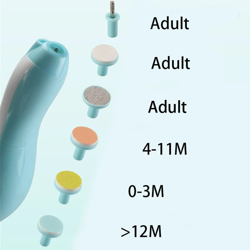 6 in 1 Electric Baby Nail Trimmer