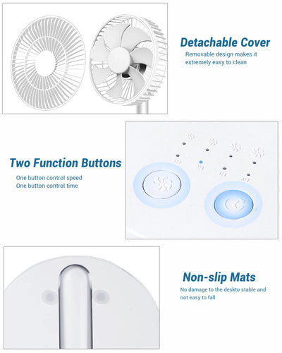Rechargeable Mini Folding Telescopic Fan