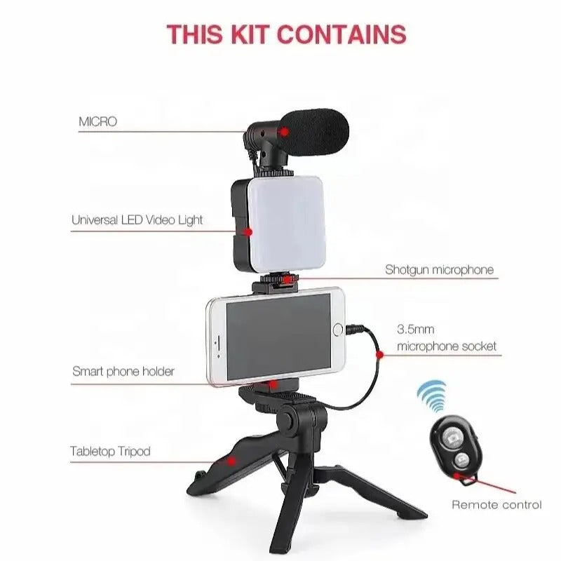 AY-49 Mobile Phone Vlog Selfie Stick